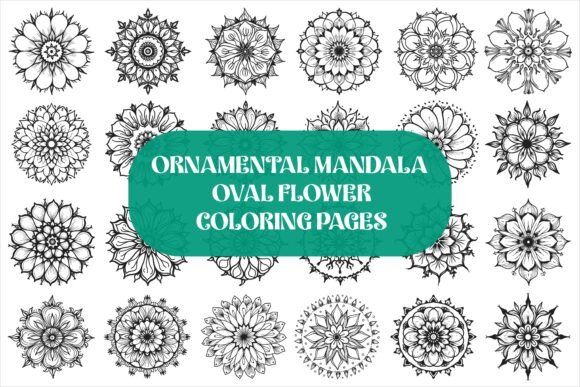 Download Flower Coloring Page Ornamental Mandala - Ornament Collection